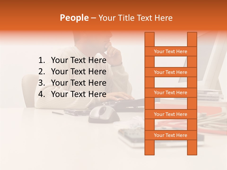 Royaltyfreephoto Posters Computer PowerPoint Template