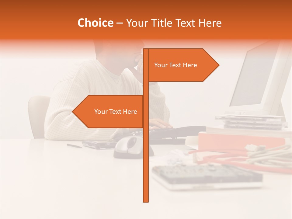 Royaltyfreephoto Posters Computer PowerPoint Template