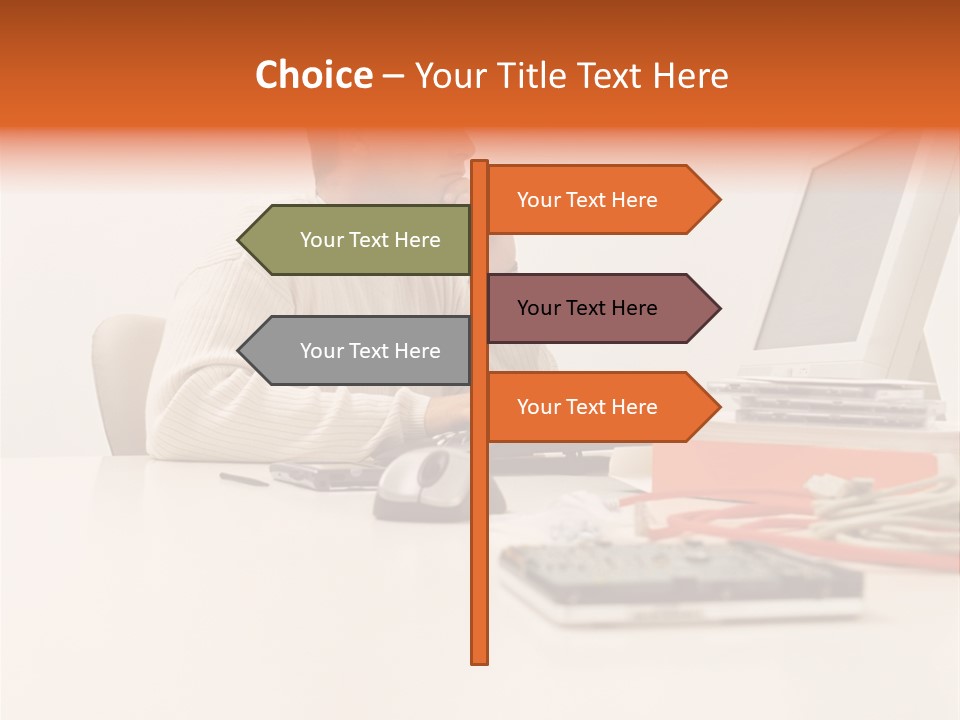 Royaltyfreephoto Posters Computer PowerPoint Template