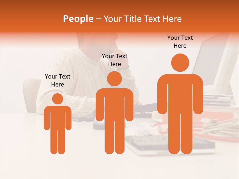 Royaltyfreephoto Posters Computer PowerPoint Template