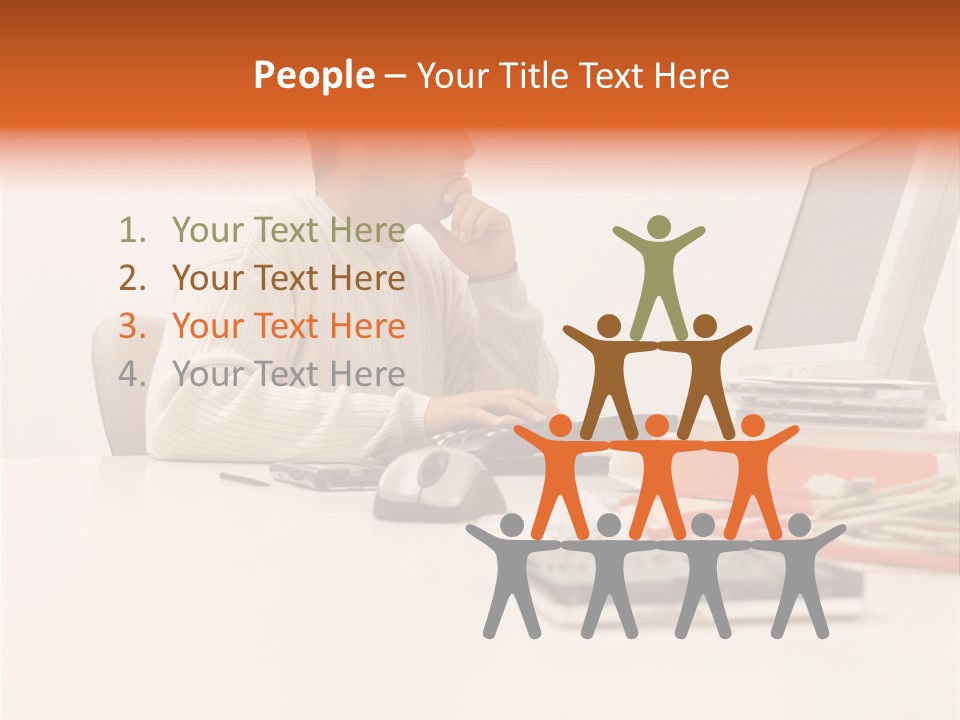 Royaltyfreephoto Posters Computer PowerPoint Template