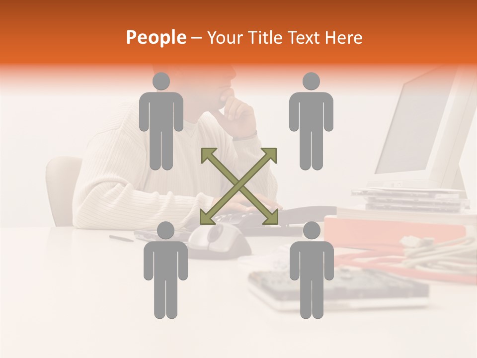 Royaltyfreephoto Posters Computer PowerPoint Template