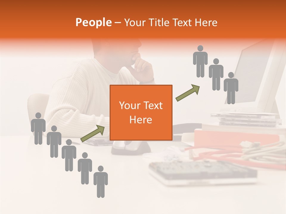 Royaltyfreephoto Posters Computer PowerPoint Template