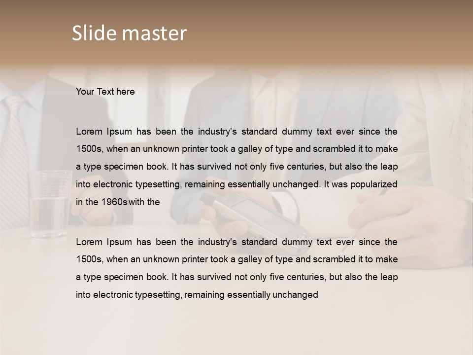 Adult Two Persons Fairground PowerPoint Template