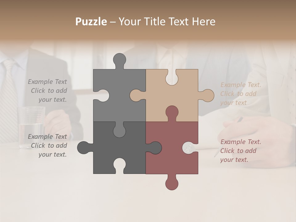 Adult Two Persons Fairground PowerPoint Template