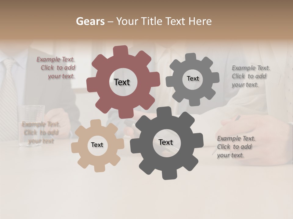 Adult Two Persons Fairground PowerPoint Template