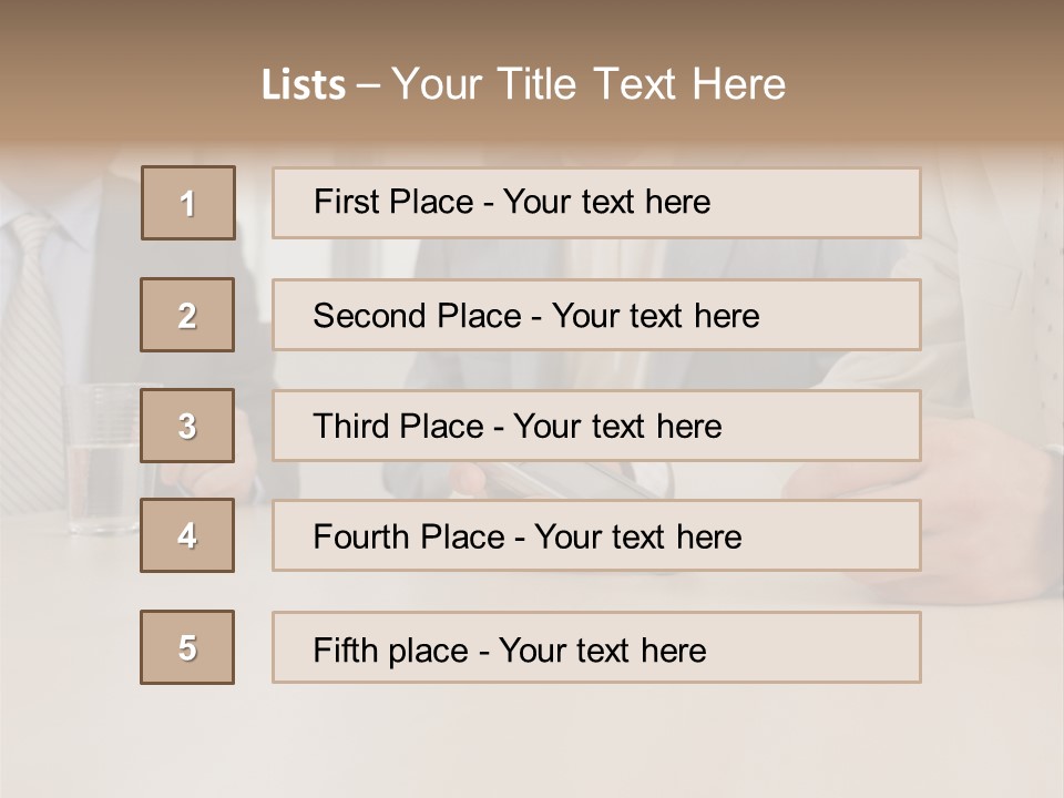 Adult Two Persons Fairground PowerPoint Template