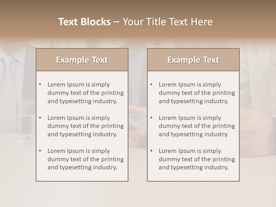 Adult Two Persons Fairground PowerPoint Template