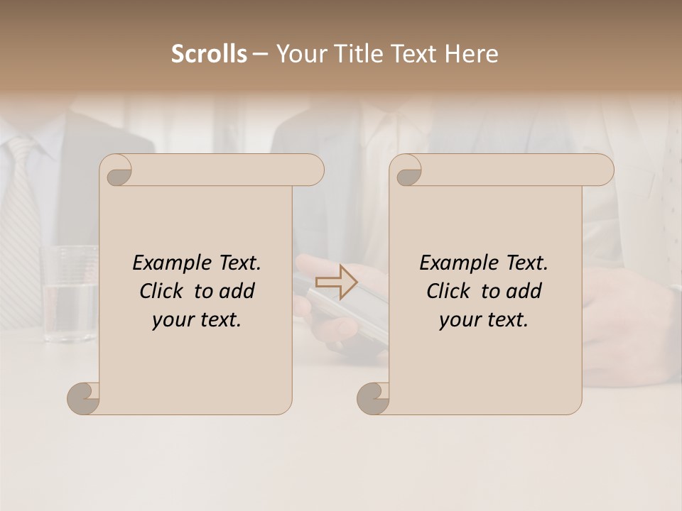 Adult Two Persons Fairground PowerPoint Template