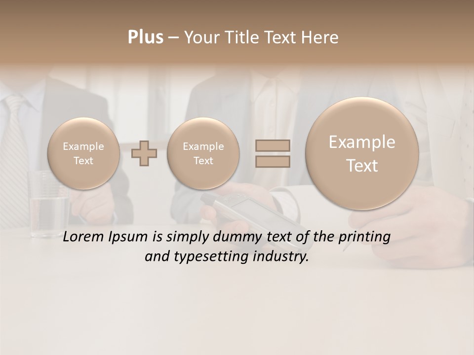 Adult Two Persons Fairground PowerPoint Template