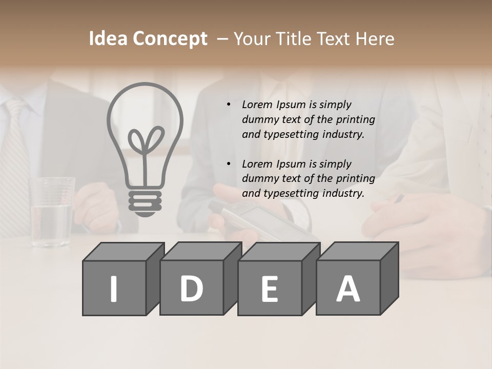 Adult Two Persons Fairground PowerPoint Template