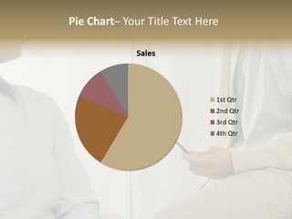 Males Shape Two People PowerPoint Template