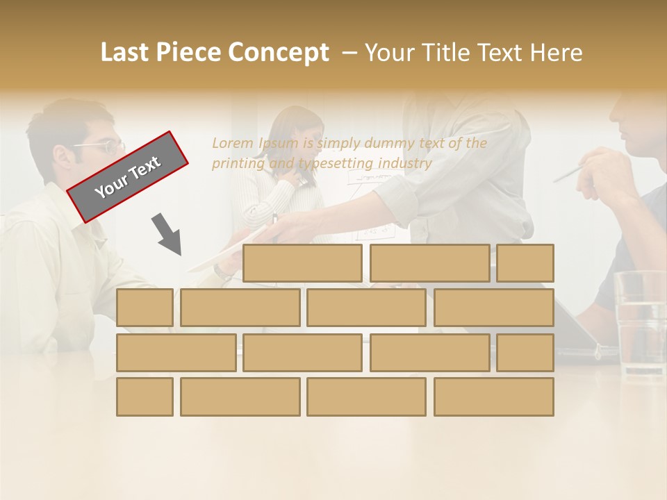 Print Computer Male PowerPoint Template