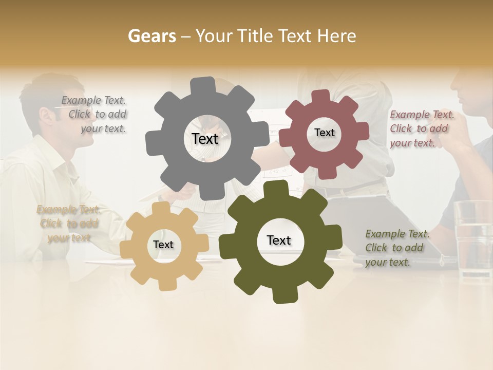 Print Computer Male PowerPoint Template