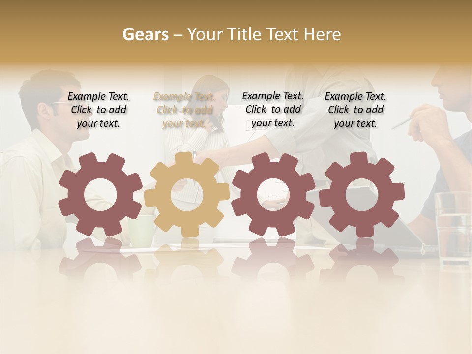 Print Computer Male PowerPoint Template