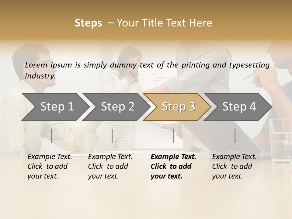 Print Computer Male PowerPoint Template