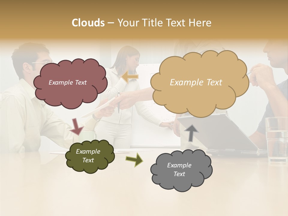 Print Computer Male PowerPoint Template