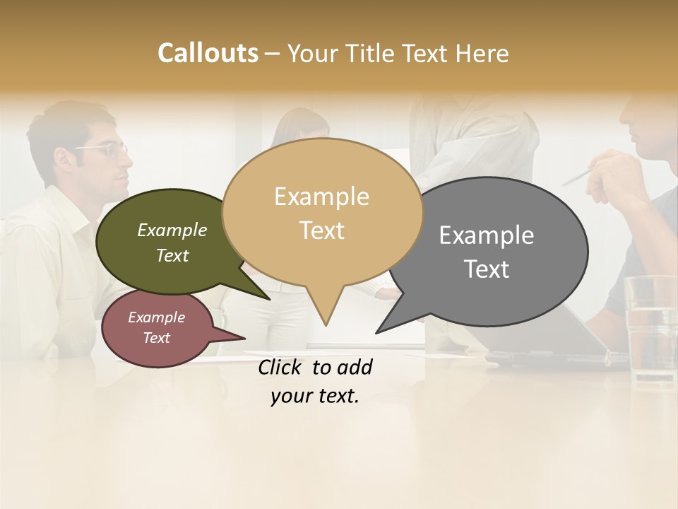 Print Computer Male PowerPoint Template