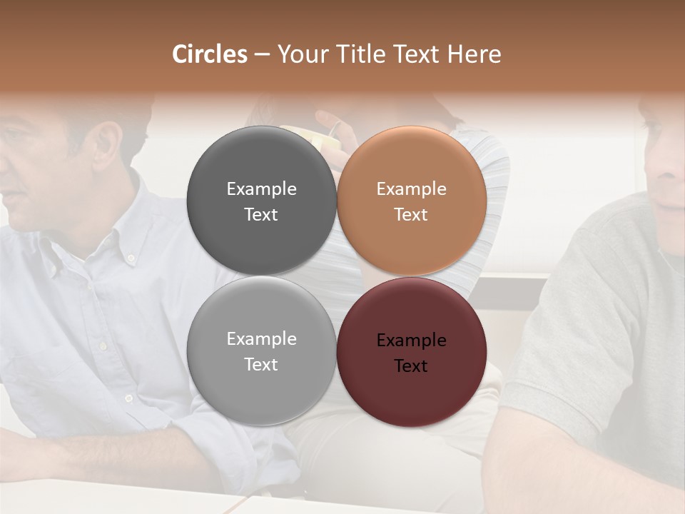 Officeworker Working Midwoman PowerPoint Template