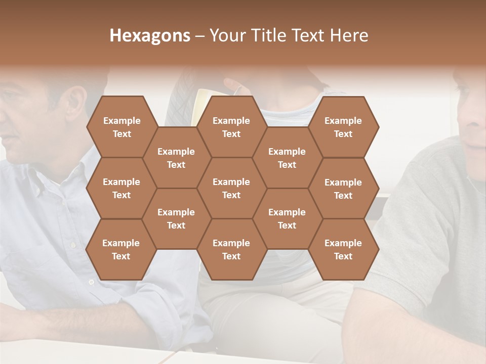 Officeworker Working Midwoman PowerPoint Template