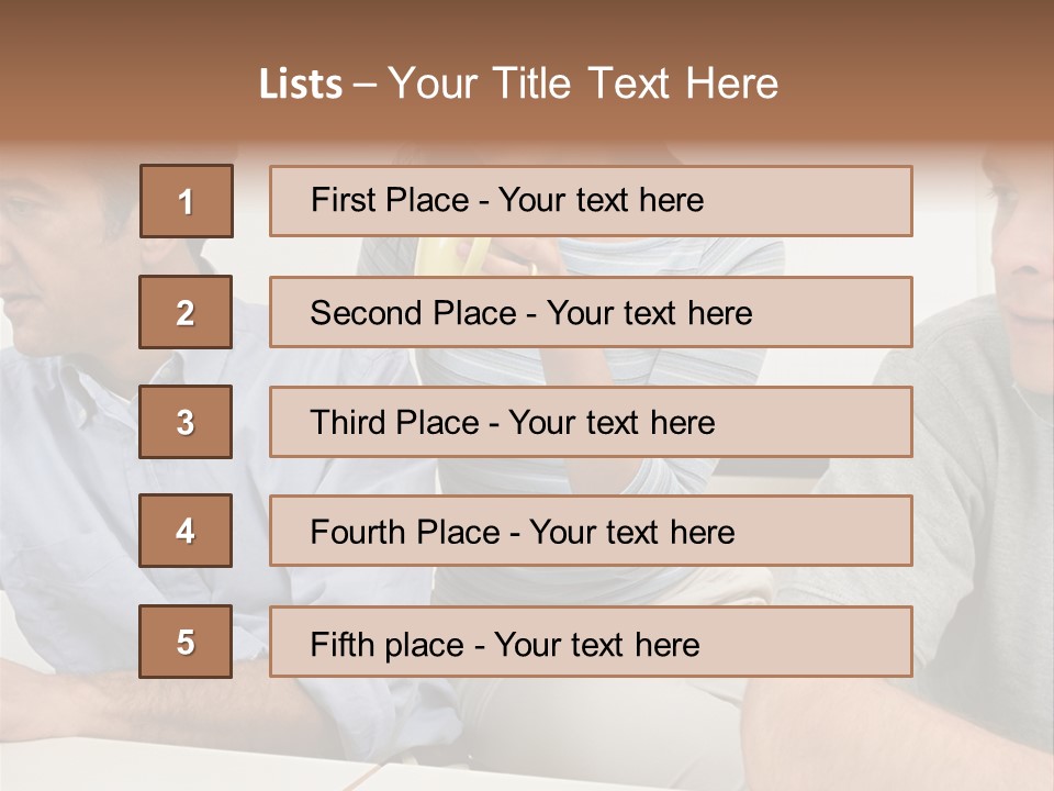 Officeworker Working Midwoman PowerPoint Template