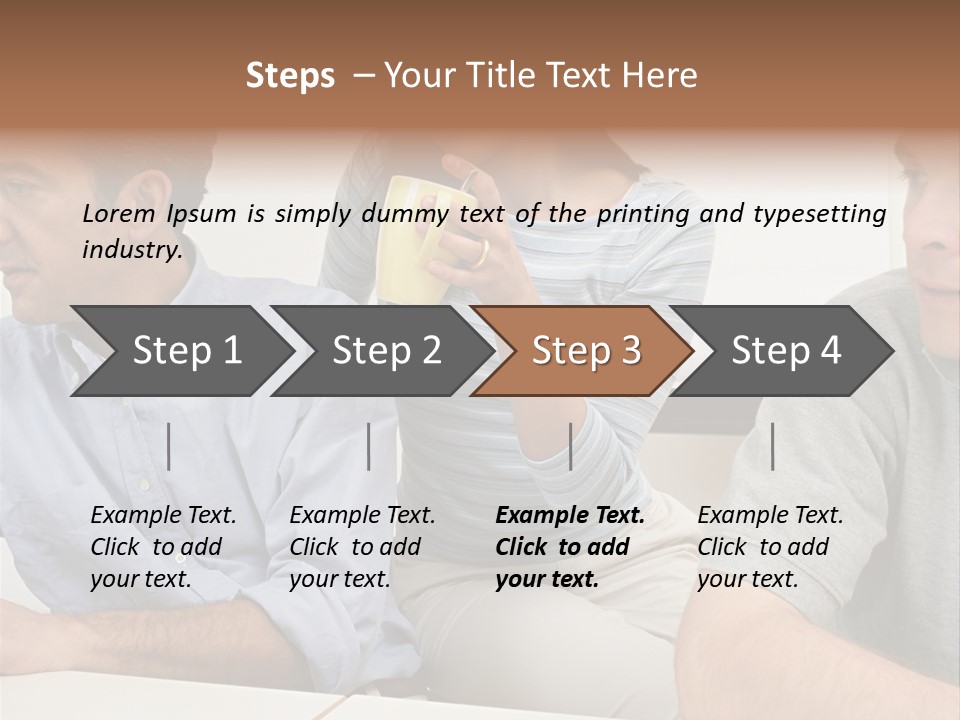 Officeworker Working Midwoman PowerPoint Template