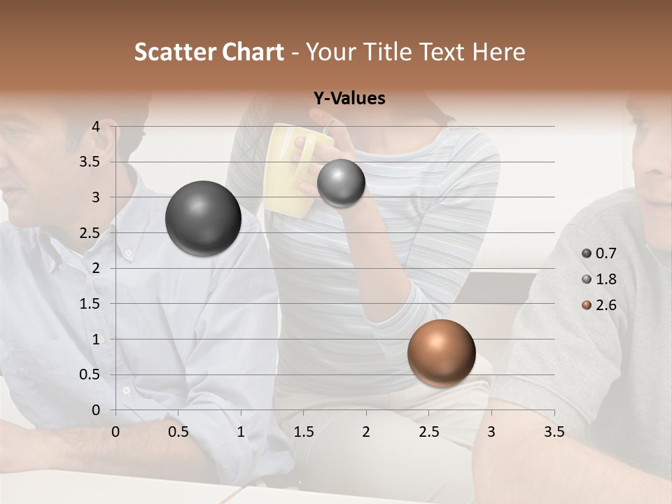 Officeworker Working Midwoman PowerPoint Template