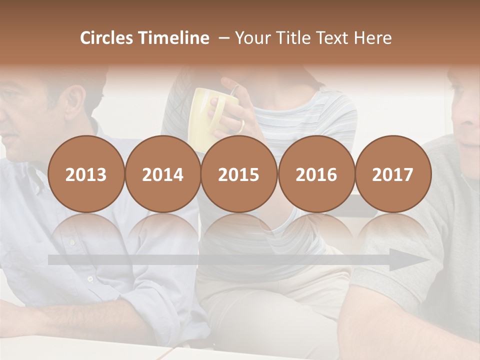 Officeworker Working Midwoman PowerPoint Template