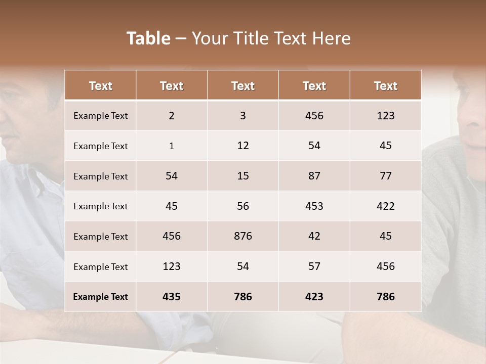 Officeworker Working Midwoman PowerPoint Template