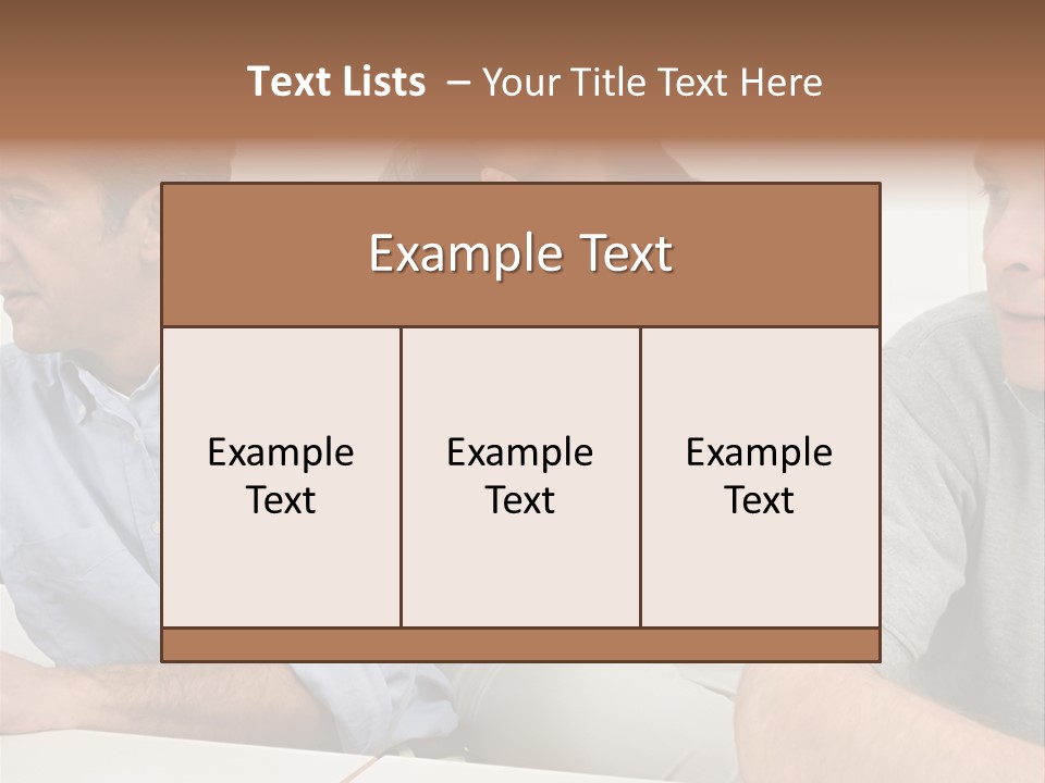 Officeworker Working Midwoman PowerPoint Template