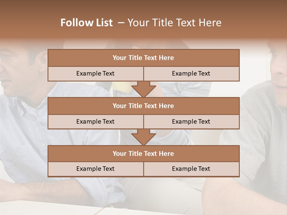 Officeworker Working Midwoman PowerPoint Template