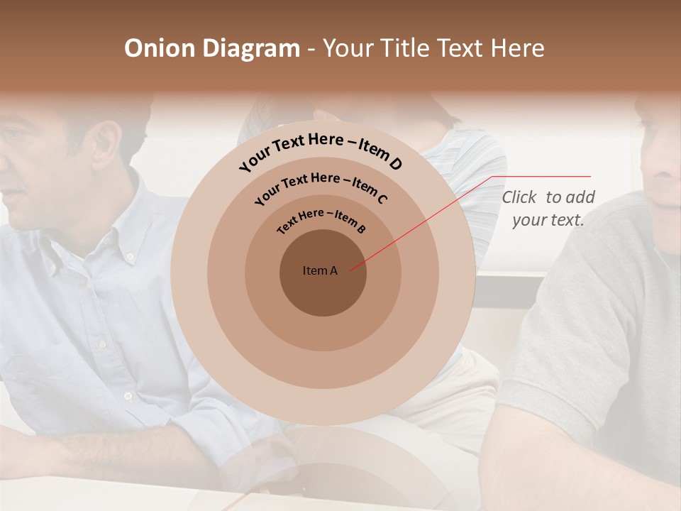 Officeworker Working Midwoman PowerPoint Template