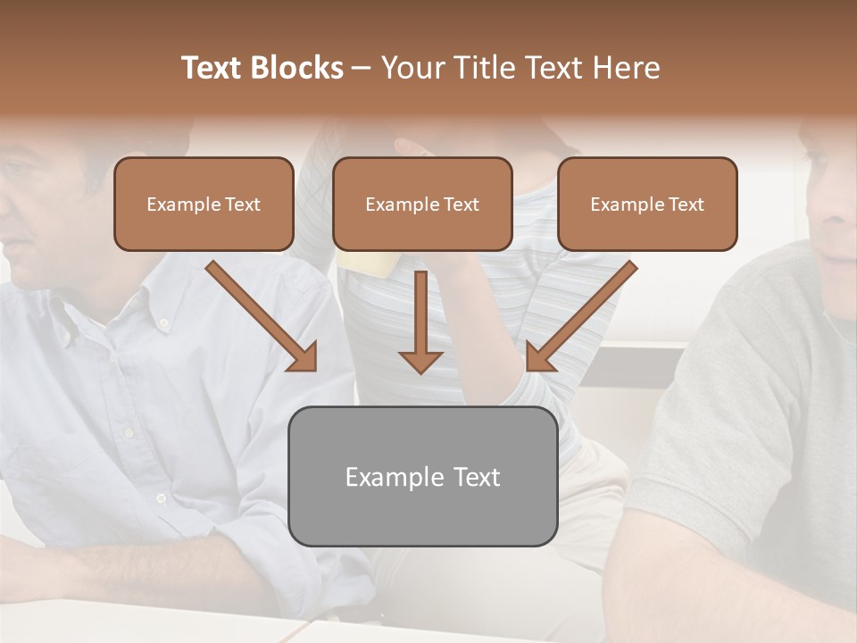 Officeworker Working Midwoman PowerPoint Template