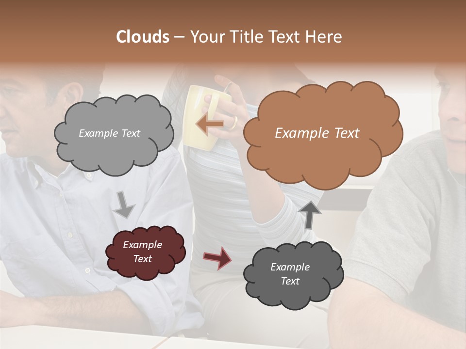 Officeworker Working Midwoman PowerPoint Template