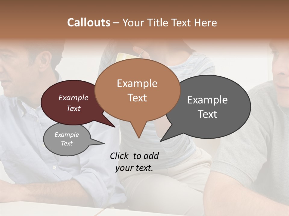 Officeworker Working Midwoman PowerPoint Template