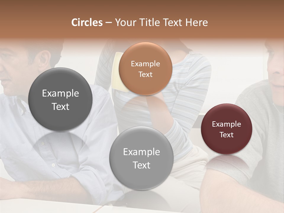 Officeworker Working Midwoman PowerPoint Template