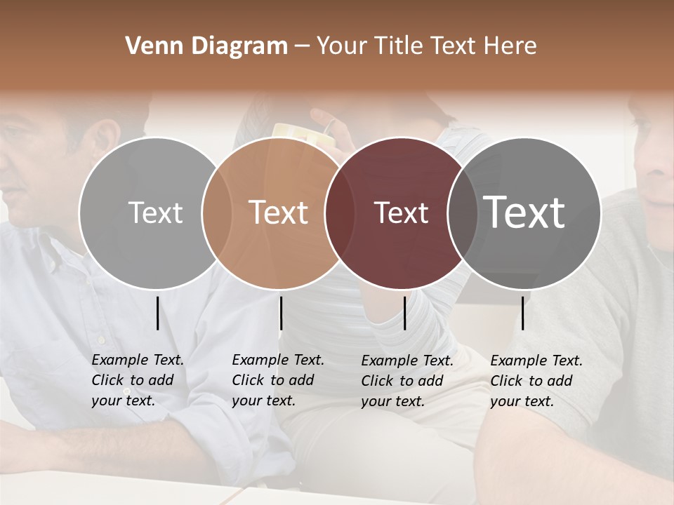 Officeworker Working Midwoman PowerPoint Template