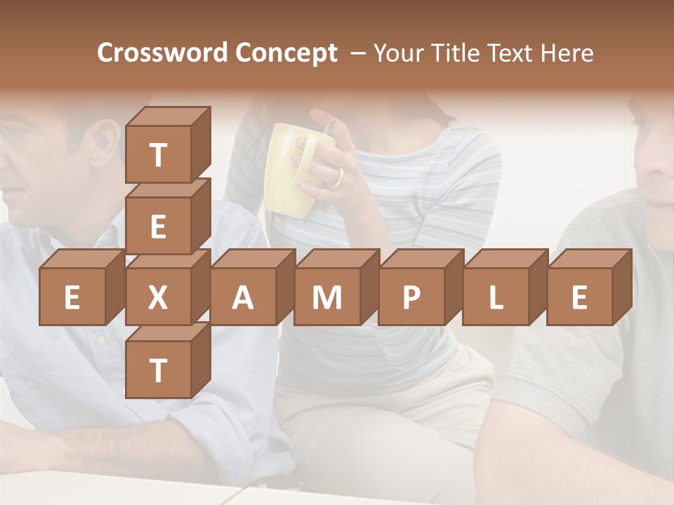 Officeworker Working Midwoman PowerPoint Template