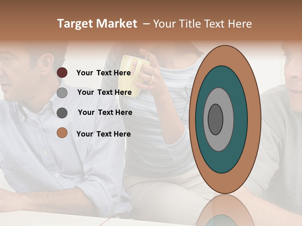 Officeworker Working Midwoman PowerPoint Template