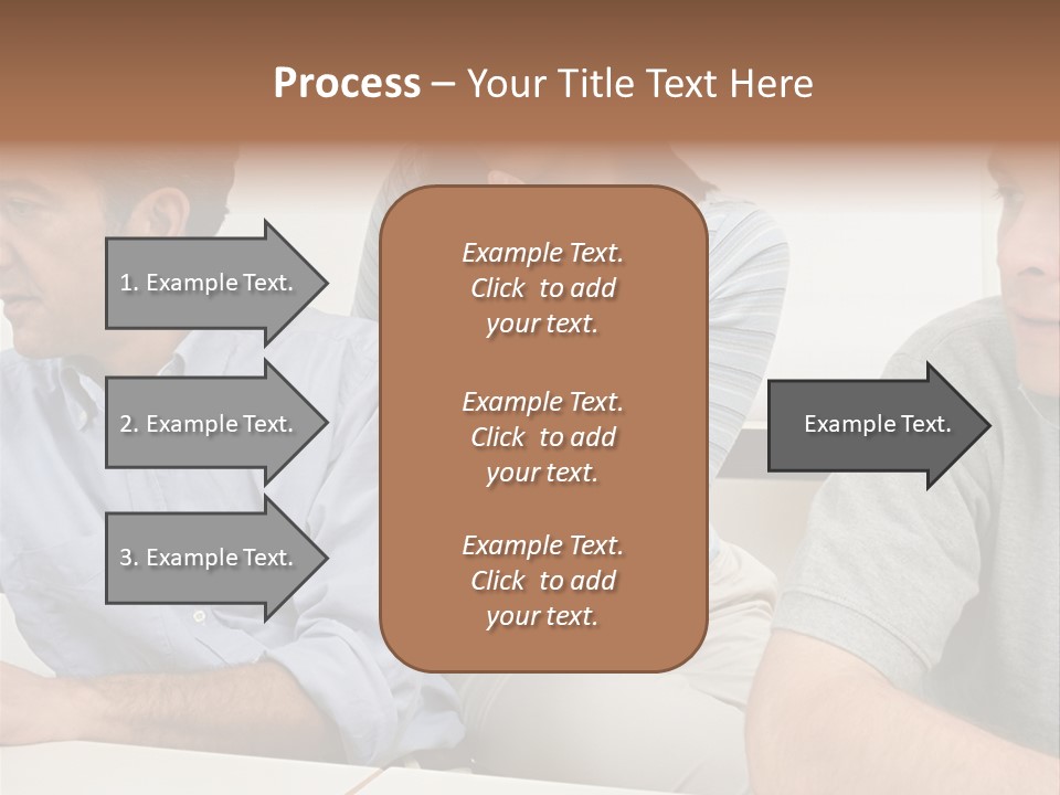 Officeworker Working Midwoman PowerPoint Template