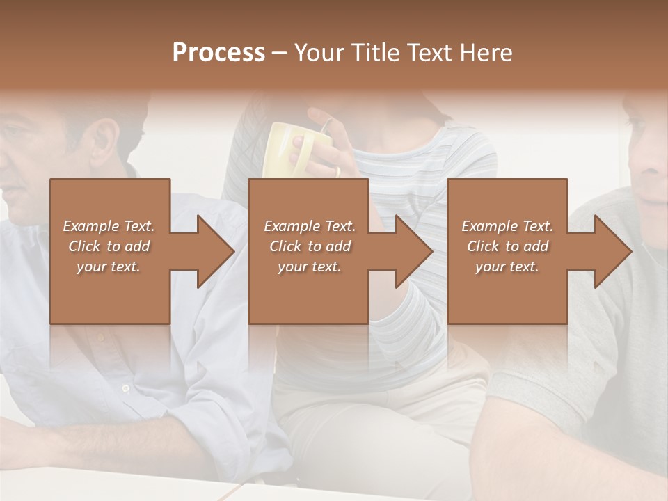 Officeworker Working Midwoman PowerPoint Template