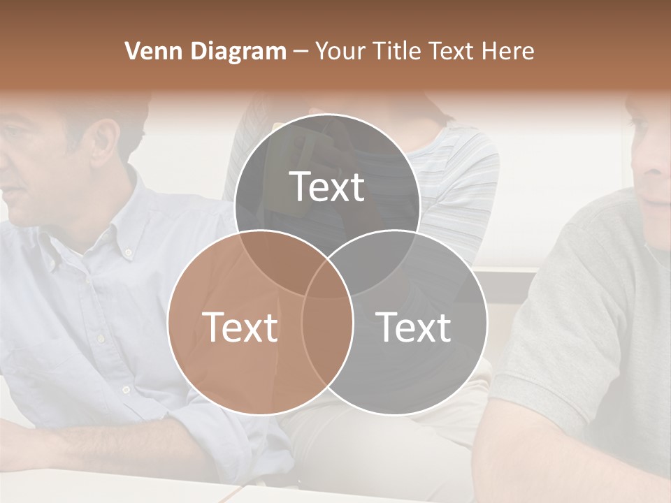 Officeworker Working Midwoman PowerPoint Template