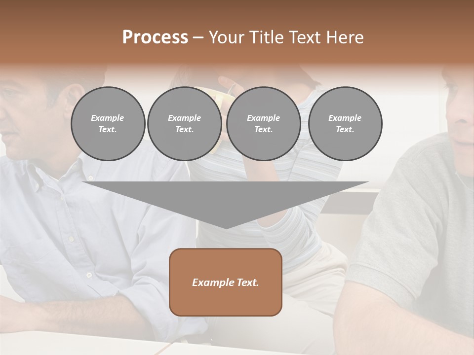 Officeworker Working Midwoman PowerPoint Template