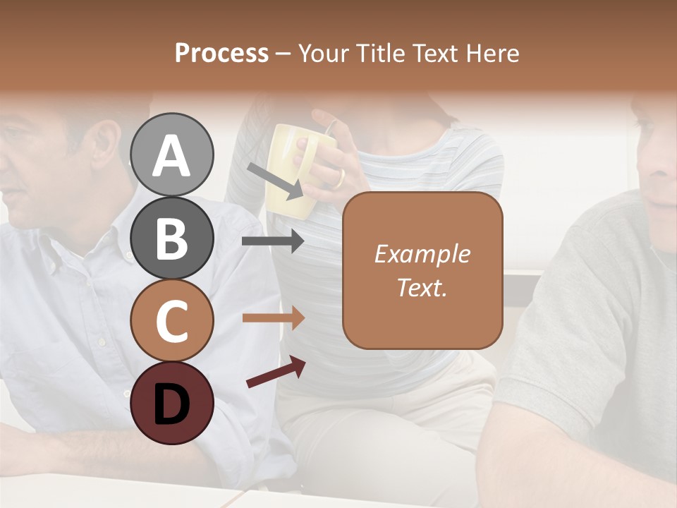Officeworker Working Midwoman PowerPoint Template