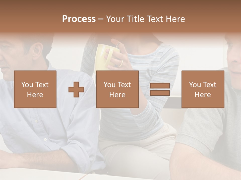 Officeworker Working Midwoman PowerPoint Template
