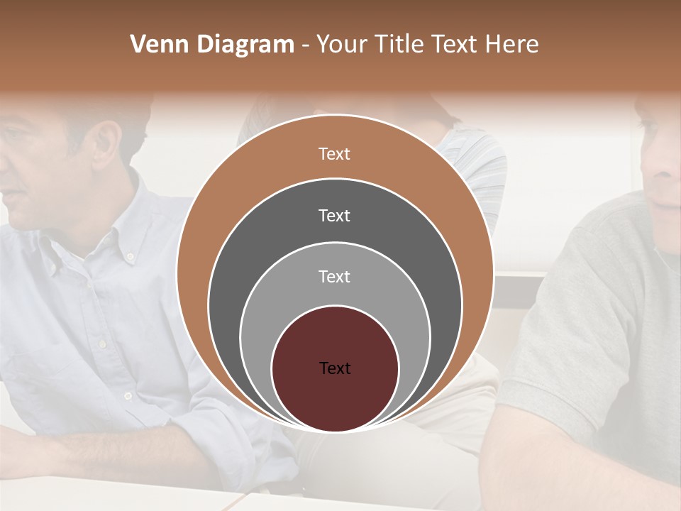 Officeworker Working Midwoman PowerPoint Template