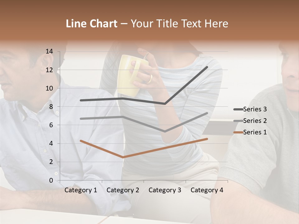 Officeworker Working Midwoman PowerPoint Template