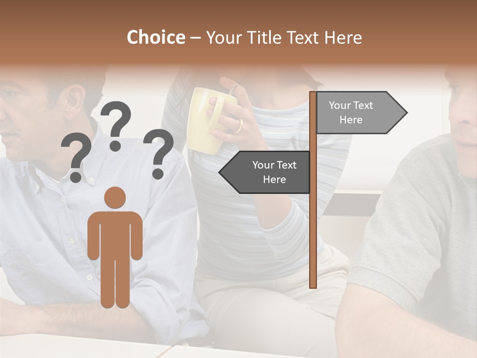 Officeworker Working Midwoman PowerPoint Template