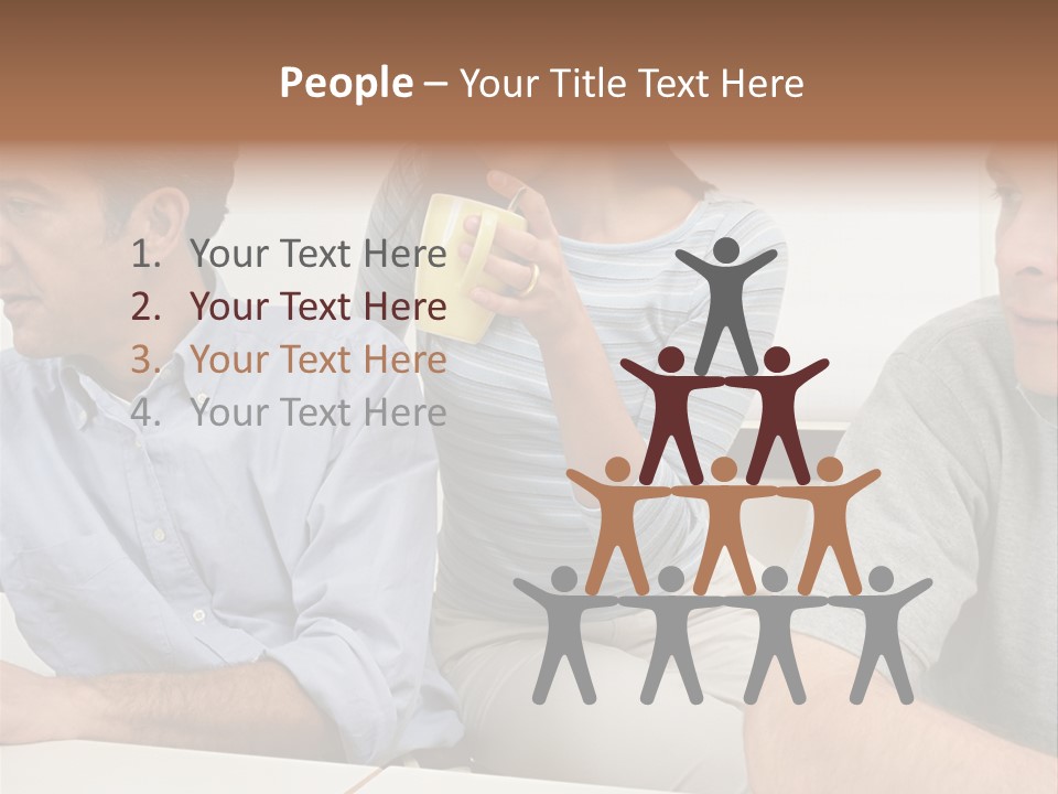Officeworker Working Midwoman PowerPoint Template