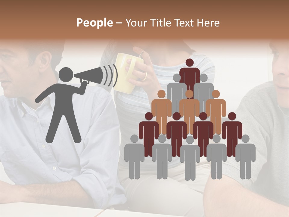 Officeworker Working Midwoman PowerPoint Template